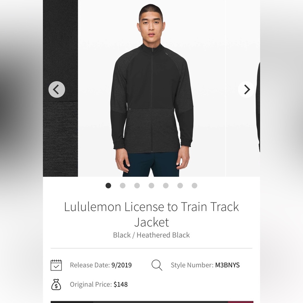 Lululemon Athletica Black Jacket